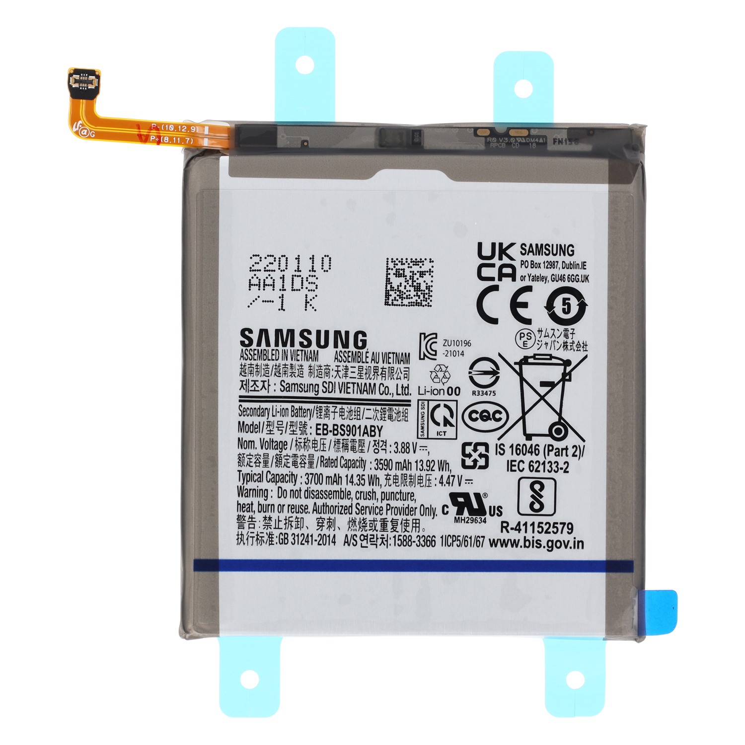 Samsung EB-BS901ABY  battery 3700mAh