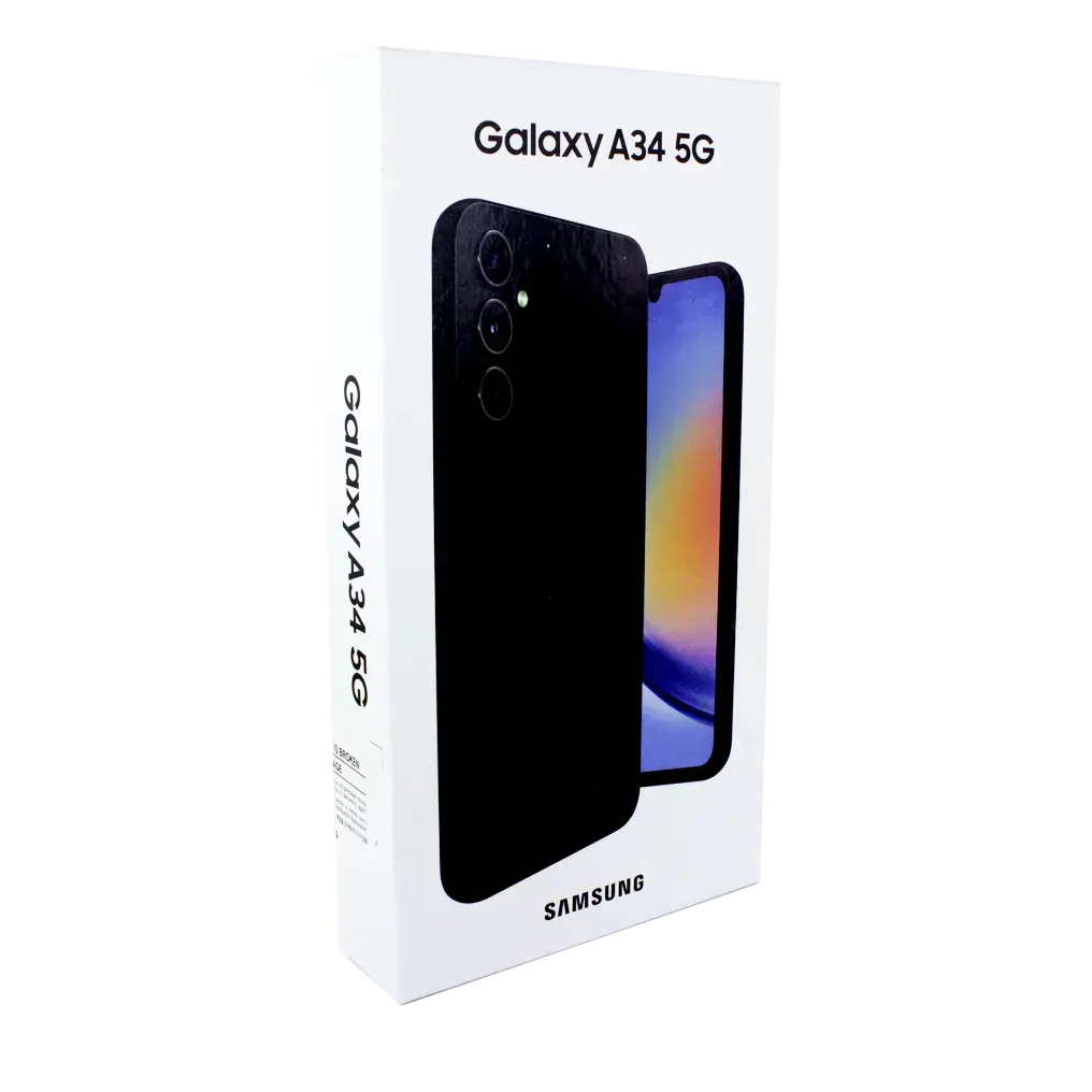 Samsung Galaxy A34 Original Box mit Zubehör