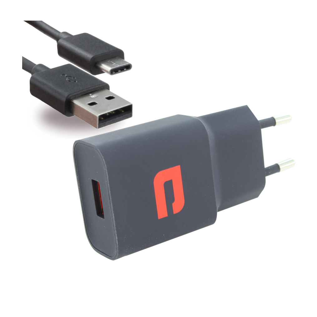 Crosscall A824 Schnellladegerät 15W + USB-C Kabel