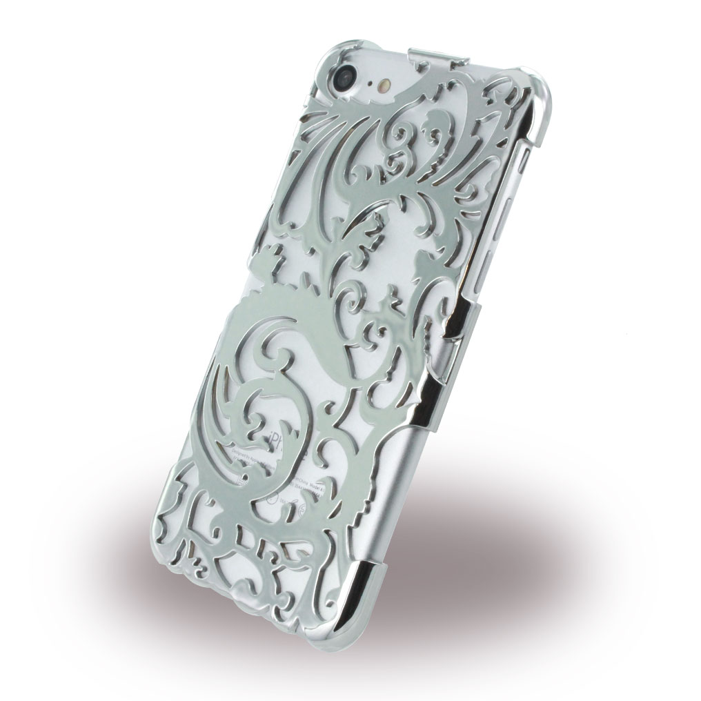 Cyoo Fashion Metal Hülle iPhone 7,8 Silber