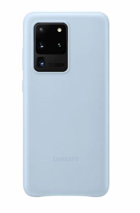 Samsung Leder Hülle Cover Galaxy S20 Ultra Blau