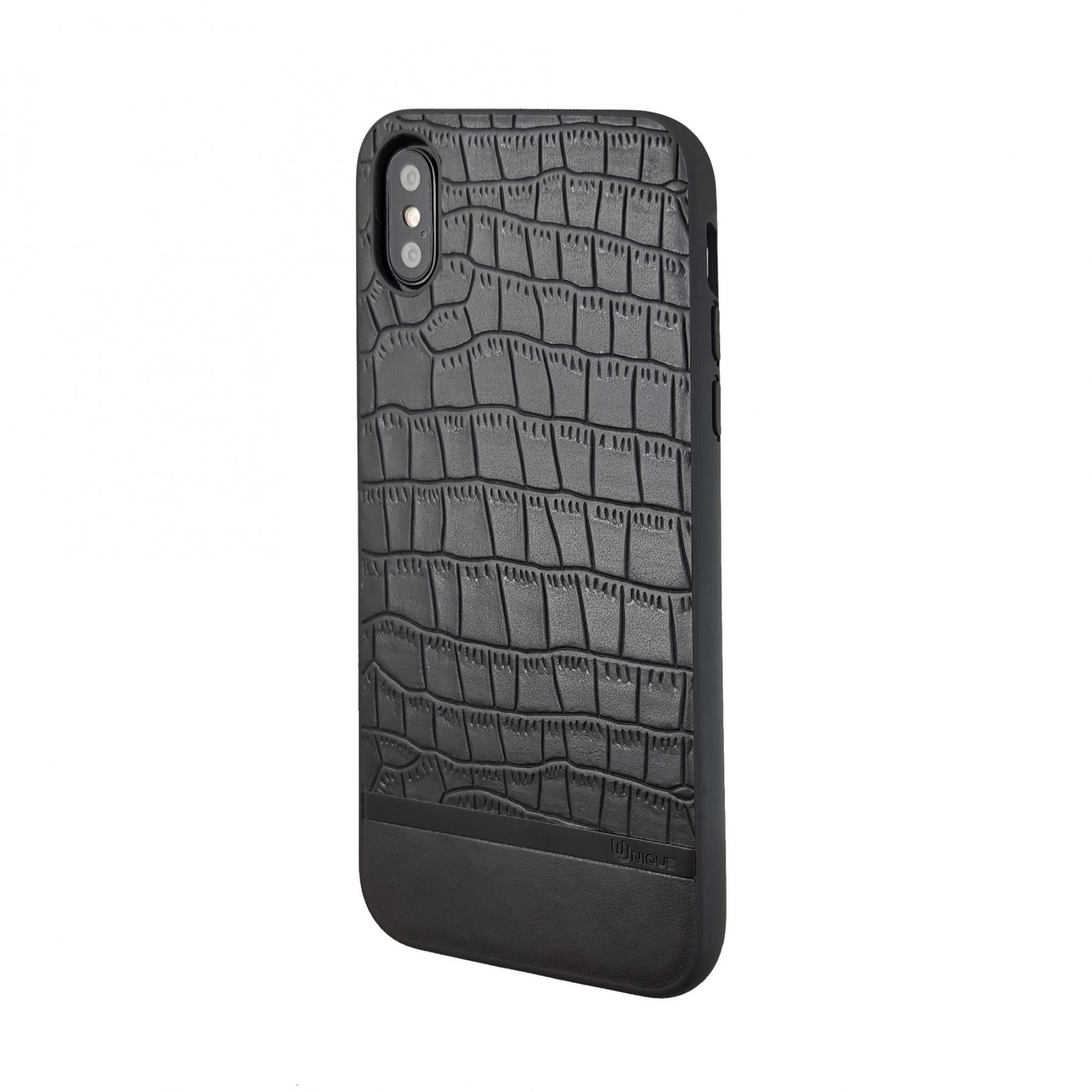 Uunique Mode 50:50 Hülle Cover iPhone XR Schwarz