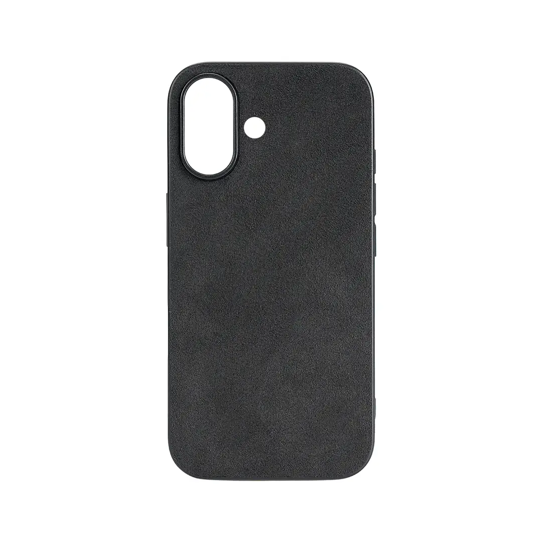 Cyoo Alcantara Case iPhone 15 Plus black